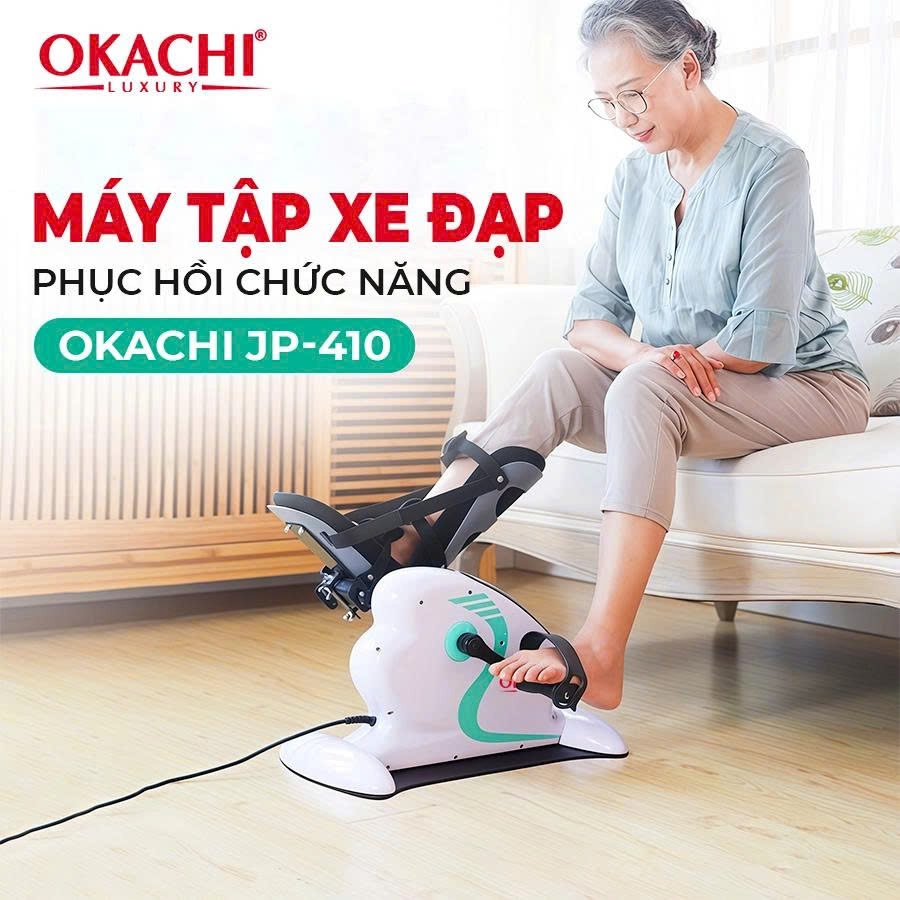 Máy tập xe đạp phục hồi chức năng OKACHI JP-410