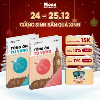  Sách Tổng ôn từ vựng tiếng anh cô Trang Anh - Moonbook 