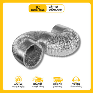 Ống thông gió mềm giấy bạc  - Ống nhôm gợn sóng chịu nhiệt thích hợp cho thông gió nhà bếp, lò nướng và máy sấy