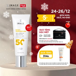 Kem chống nắng XOSMTM cho da hỗn hợp nám lão hóa IMAGE Skincare - DAILY PREVENTION ultra defense moisturizer SPF 50 73g 