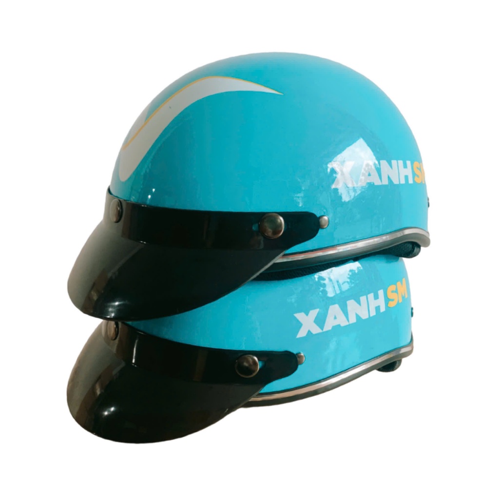 MŨ BẢO HIỂM NỬA ĐẦU XANH SM CHO SHIPER CÔNG NGHỆ