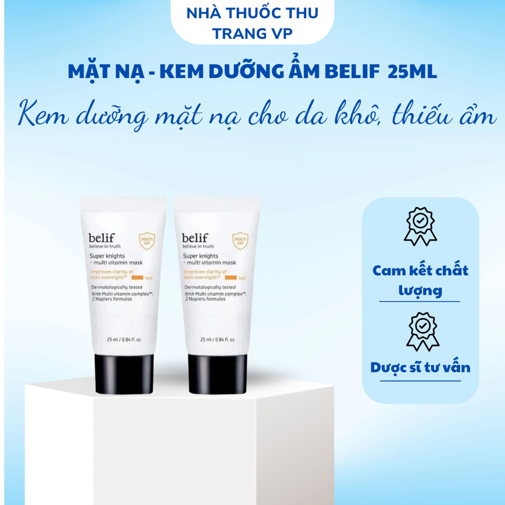 Nhập Khẩu - Mặt Nạ Ngủ Dưỡng Ẩm Da Belif 25ml