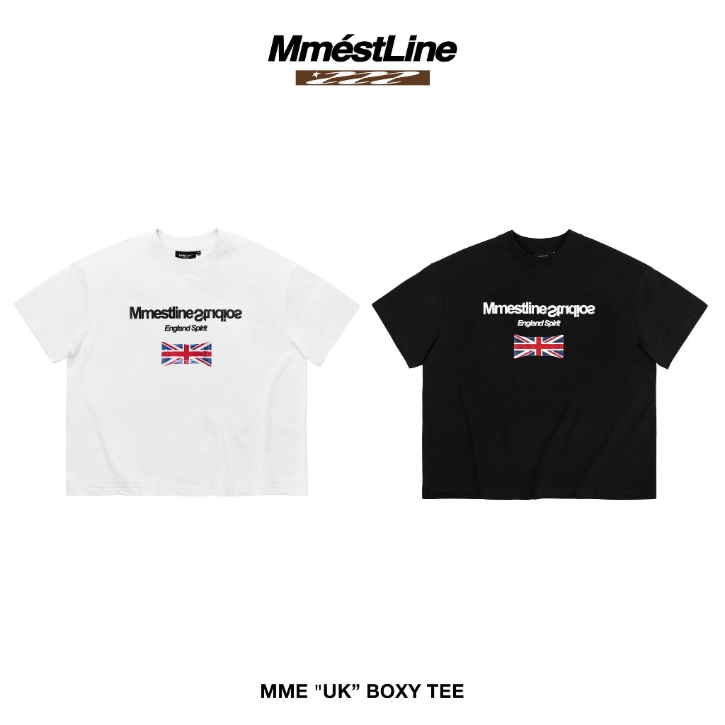 Áo thun MMESTLINE "UK" form Boxy vải Premium Cotton
