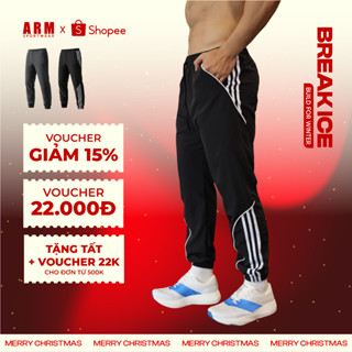  Quần Jogger Thể Thao Nam WIND ACTIVE ARM Vải Gió Mềm Chống Nhăn Cạp Chun Thoải Mái 