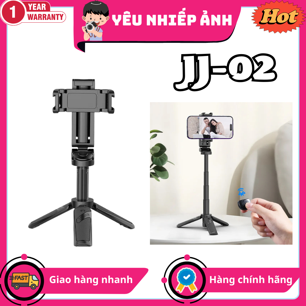 Ulanzi JJ02 Chân Tripod điện thoại có điều khiển từ xa