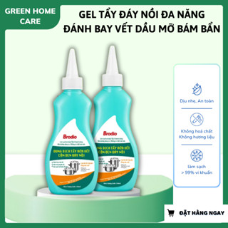 Gel Tẩy Đáy Nồi Đa Năng BRODIO - Đánh Bay Vết Dầu Mỡ Bám Bẩn - Làm Sạch Nhọ Nồi, Vết Bẩn Cứng Đầu,Xoong Nồi Sáng Bóng