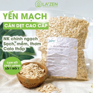 Yến mạch Chile / Mỹ, yến mạch tươi, nguyên cám 250gr/500gr, cán dẹt/mỏng ăn liền - La'zen