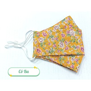 Khẩu trang vải lụa 3D mềm mát