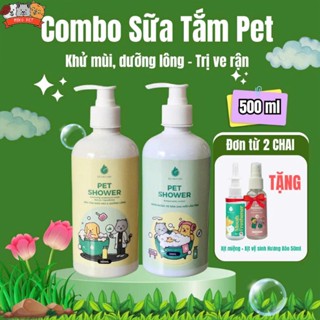 SỮA TẮM CHÓ MÈO TRỊ SẠCH VE RẬN BỌ CHÉT, NẤM NGỨA MỀM DA LÔNG BEONCARE. Mua 2 tặng xịt khử mùi