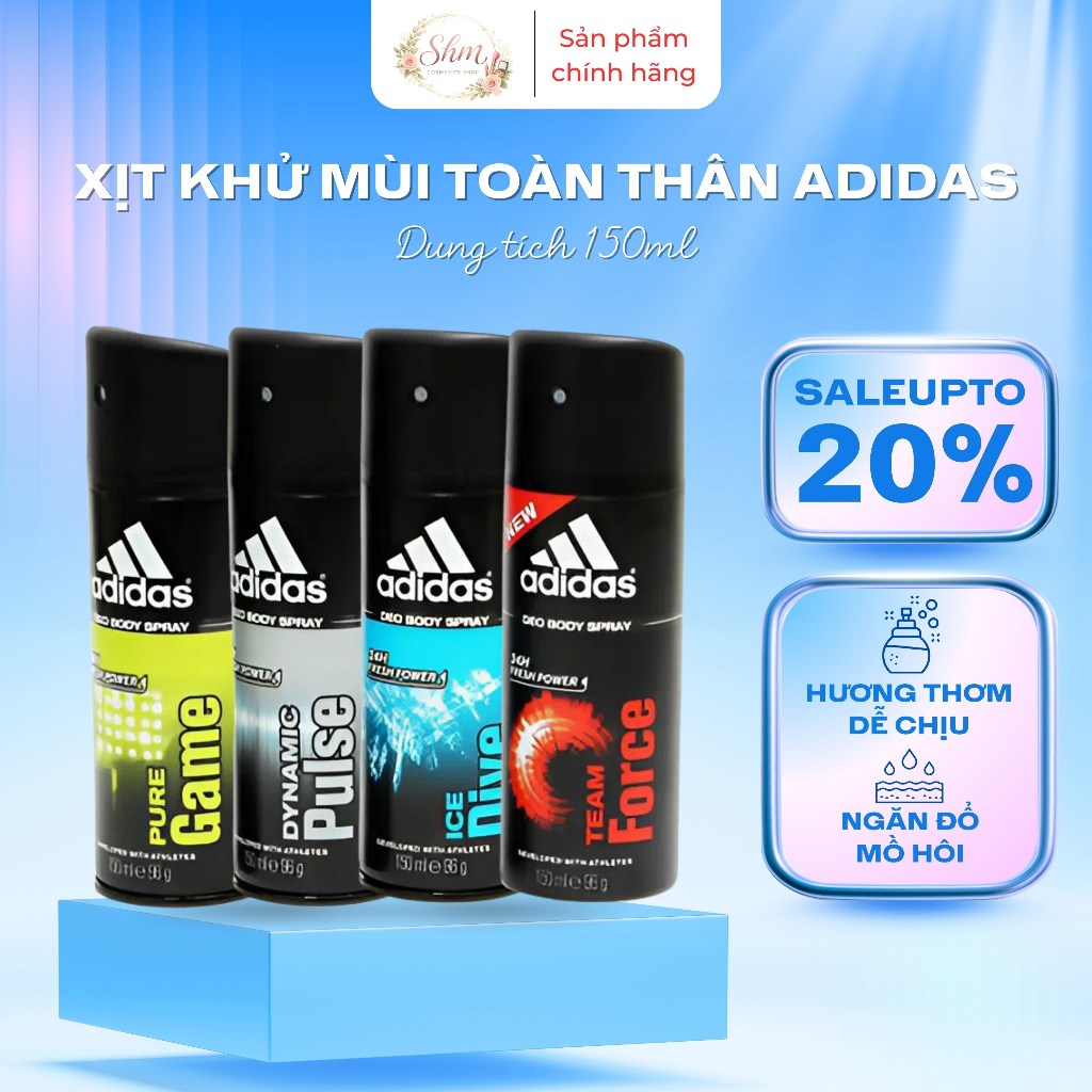 Xịt khử mùi Adidas 150ml