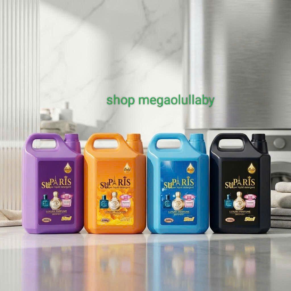Sỉ combo 1 thùng 4 can nước giặt mỗi can 5L ( 4 can *5L = 20L)