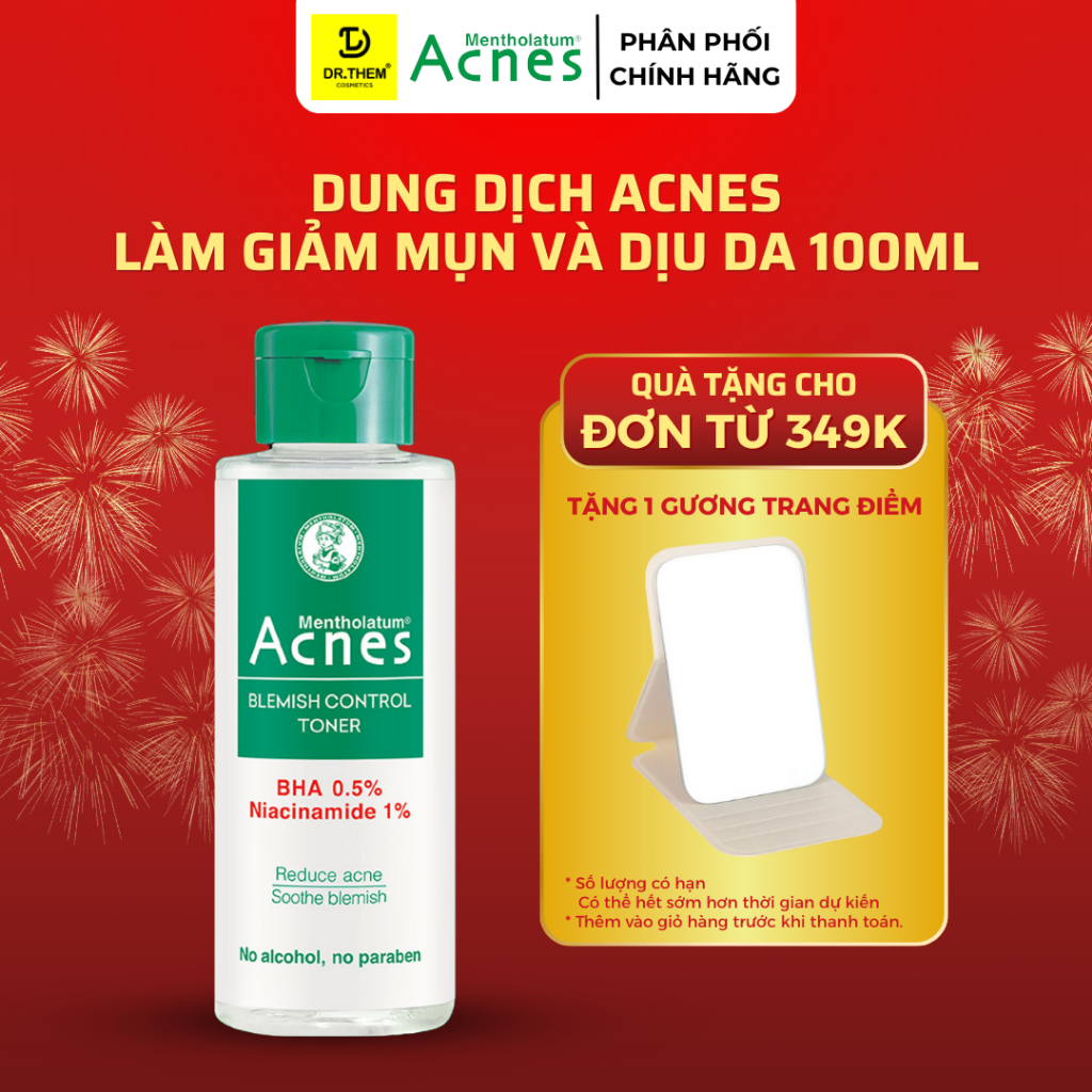 Toner Giảm Mụn Dịu Da Acnes Blemish Control Toner 100ml - Dr Thêm