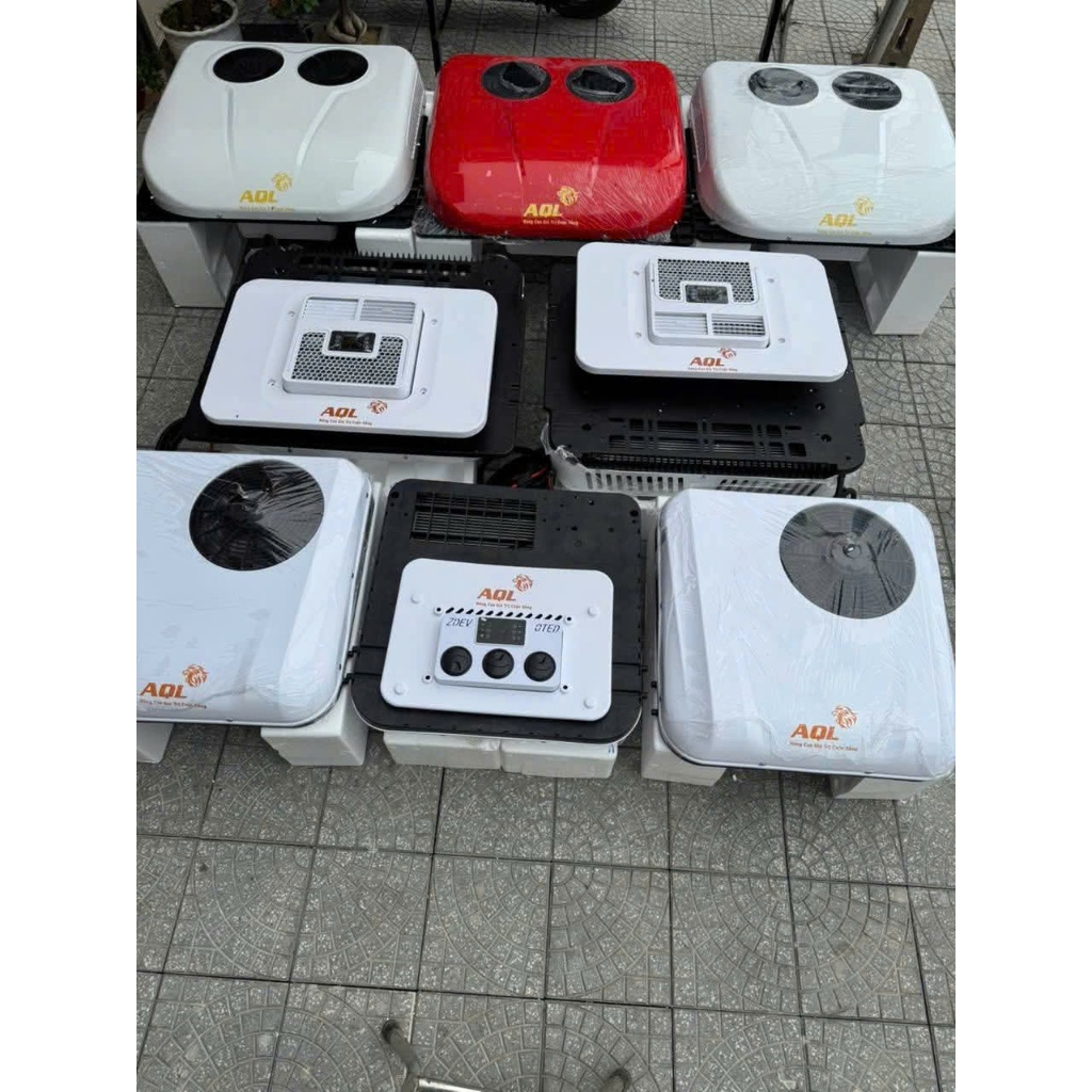 ĐIỀU HÒA ĐIỆN AQUI ÂM TRẦN CỠ TO 2 QUẠT ĐIỆN ÁP 12V-24V LẮP CHO XE KHÁCH,XE TẢI,XE BEN,XE CÔNG TRÌNH
