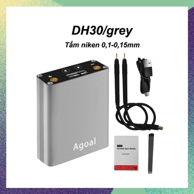 【1-3 ngày phát hành】Máy hàn điểm di động 5000mAh tối đa 0,2mm Niken đai máy hàn điểm 18650 21700