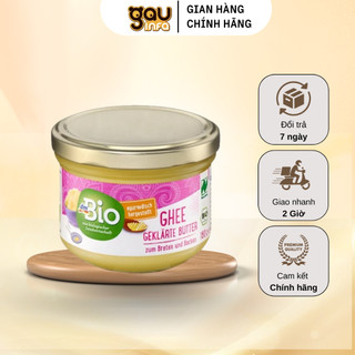 Bơ Ghee dmBio Organic Rossmann Đức – Bơ Sữa Nguyên Chất Làm Rõ Clarified Butter BIO – Gauinfa
