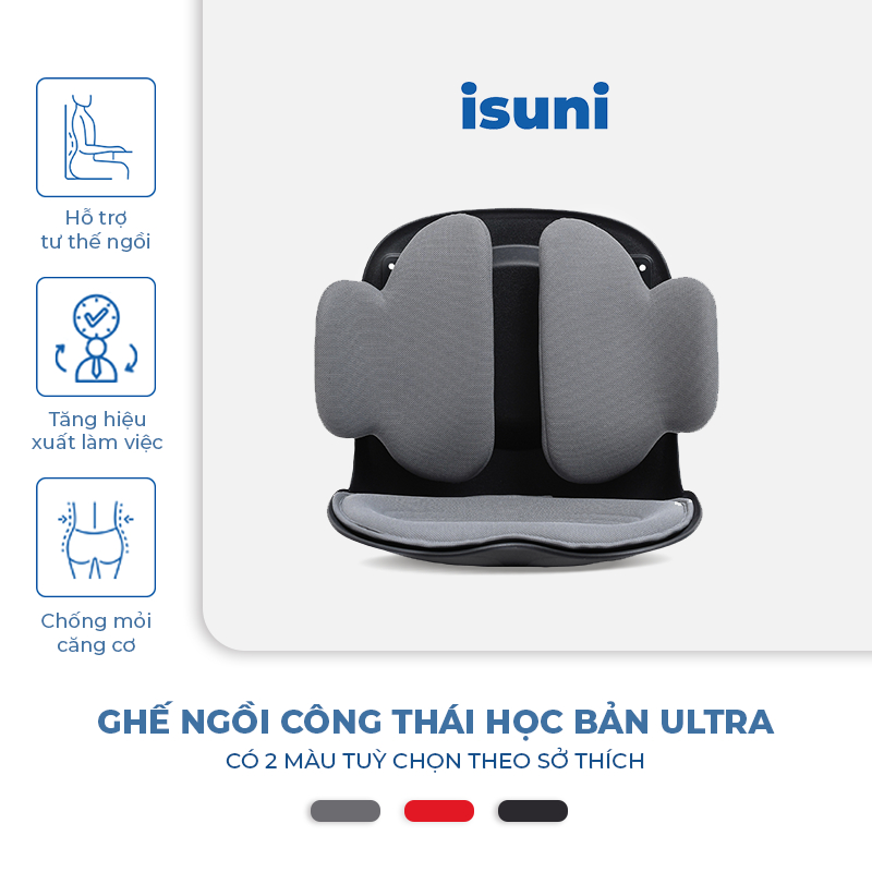 [BẢN ULTRA] Ghế Điều Chỉnh Tư Thế ISUNI, Ghế Công Thái Học Chống Gù Lưng Giúp Cải Thiện Vóc Dáng