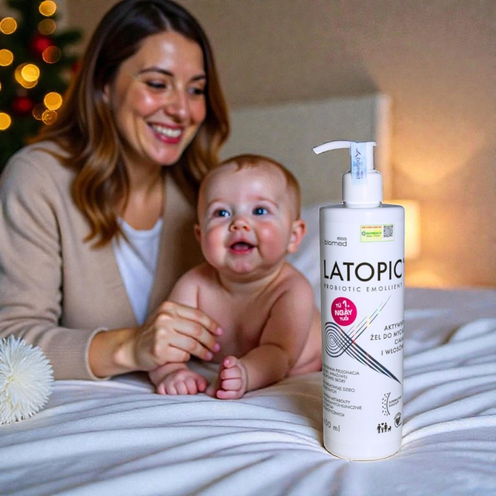 Kem Dưỡng Ẩm Khô Nẻ Dịu Ngứa Toàn Thân LATOPIC Chính Hãng Viêm Da Cơ Địa Trẻ Em Người Lớn Nhũ Dưỡng