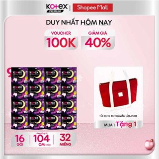  KOL LIVE  Combo 16 gói băng vệ sinh Kotex Ban Đêm dạng quần cỡ L XL 2x16 