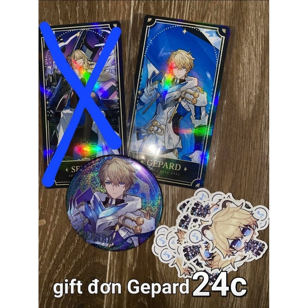 Honkai Star Rail HSR Gepard goods official, standee artist