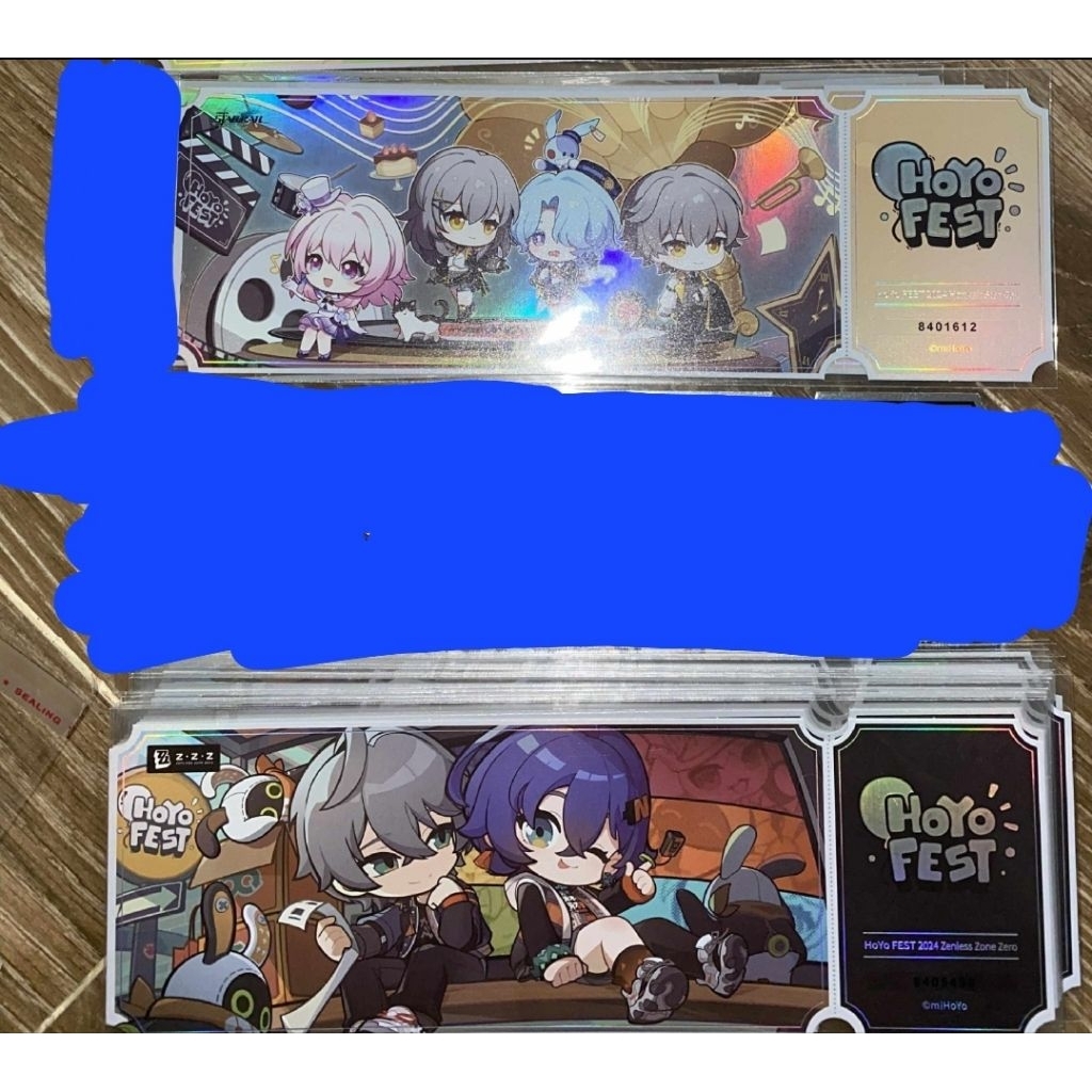 ticket Hoyofest. ZZZ, HSR (đọc mô tả)
