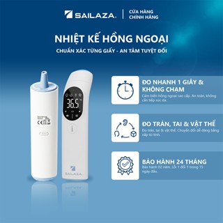 [CHÍNH HÃNG] Nhiệt kế điện tử hồng ngoại 3 trong 1 cao cấp Sailaza AOJ20F, bảo hành 24 tháng