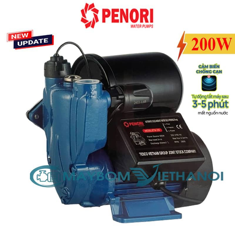 ⚡Bơm Tăng Áp Điện Tử Penori BTM-200A (200W) Tăng Áp Hiệu Quả Cho Gia Đình – Có Cảm Biến Tự Ngắt Bảo 