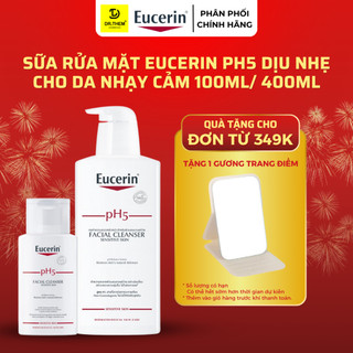  Sữa Rửa Mặt Eucerin PH5 Cho Da Nhạy Cảm 100ml & 400ml - Facial Cleanser Sensitive Skin SRM- Dr Thêm 