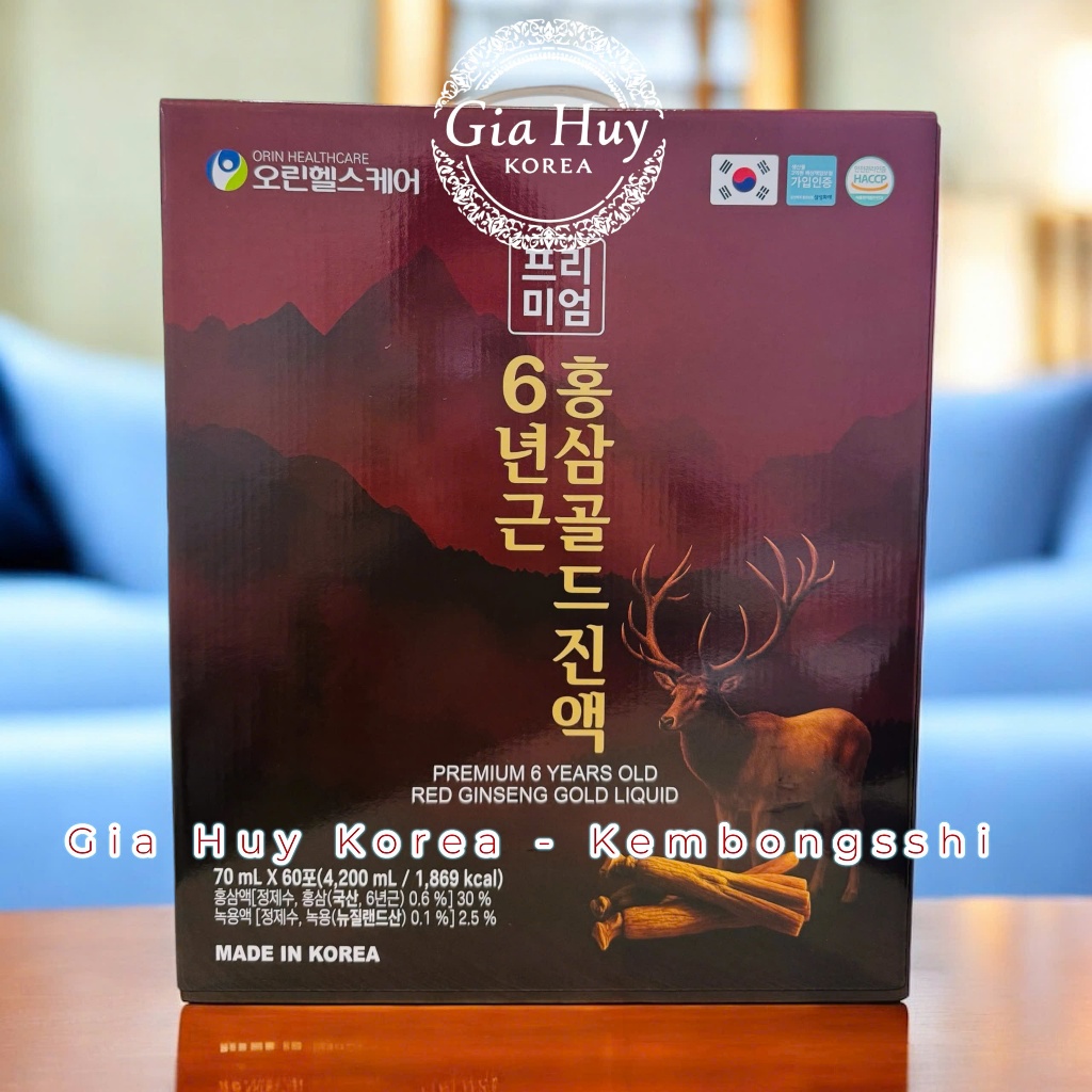 Nước Hồng Sâm Nhung Hươu 60 Gói SIGNATURE HÀN QUỐC