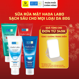 Sữa Rửa Mặt Hada Labo Premium / Advanced Nourish / Perfect White / Acne Care / Pro Anti Aging Cleanser 80g - Dr Thêm