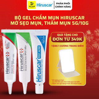  Bộ Gel Chấm Mụn Anti-Acne Spot 10g và Gel Làm Mờ Sẹo Mụn Thâm Mụn Hiruscar Post Acne 5g 10g 
