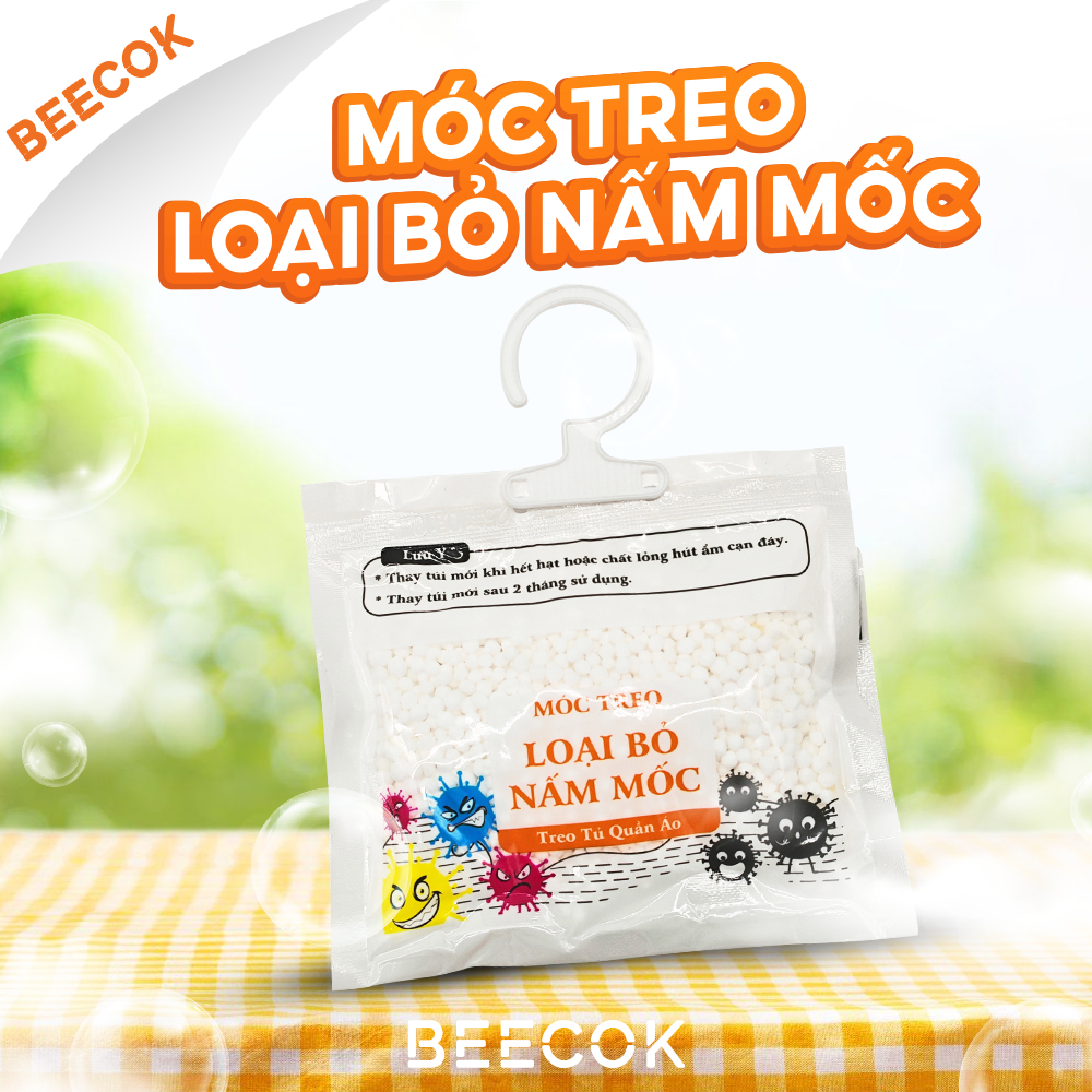 Túi Hút Ẩm Khử Mùi Beecok 2 ngăn 100gram