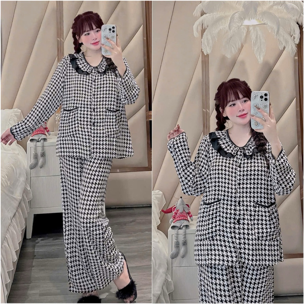 Đồ bộ Lụa Mango mịn rũ bigsize cao cấp