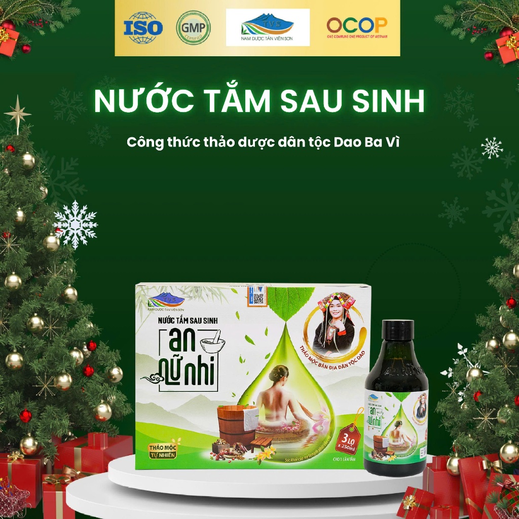 Xông tắm sau sinh thảo mộc An Nữ Nhi, bài nước tắm gia truyền người Dao giữ ấm và loại bỏ sản dịch