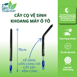 Cọ vệ sinh khoang máy ô tô lõi thép uốn cong Taiwan vệ sinh ô tô không trầy xước dài 70cm Thuận Phát