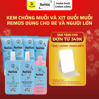 Remos Kem Chống Muỗi và Xịt Đuổi Muỗi Rohto Metholatum Remos (Hương Lavender, Sả Chanh, Cam) Dùng Cho Bé và Người Lớn