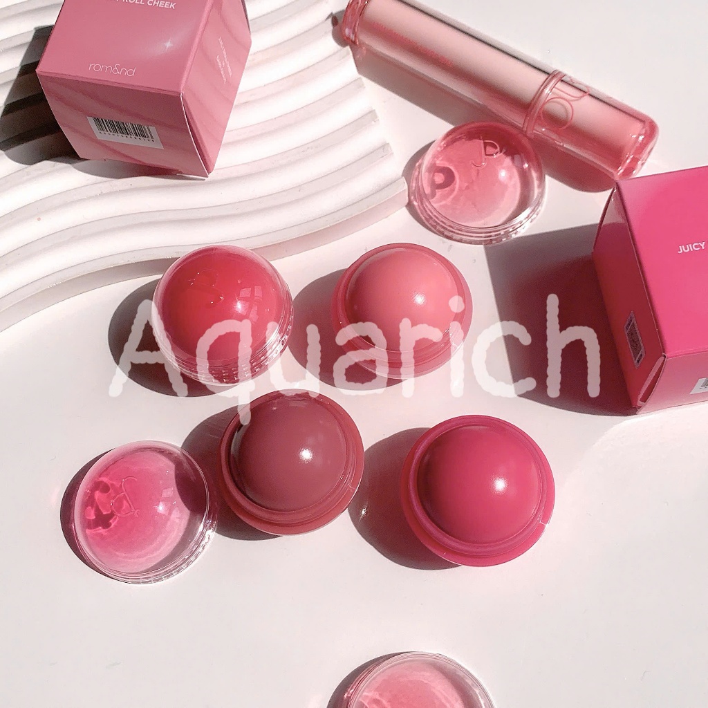 Má Hồng Dạng Lăn Căng Bóng Romand Juicy Roll Cheek