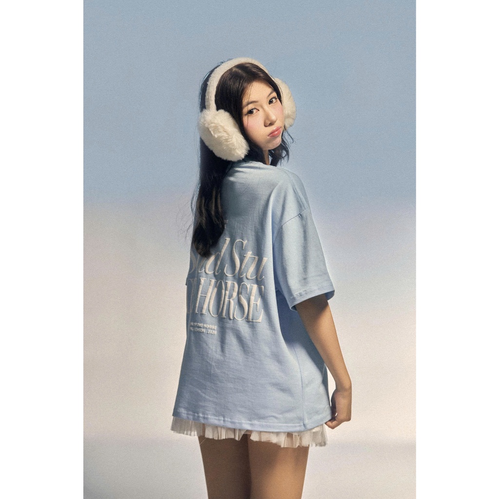 Áo Thun Boxy In Nổi THEHORSE SOLID Local Brand Unisex Cotton 100% 280GSM - TS42 | BigBuy360 - bigbuy360.vn