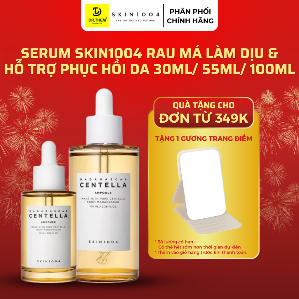Tinh Chất Rau Má Skin1004 Madagascar Centella Ampoule 55ml / 100ml, Serum Phục Hồi Cho Da Nhạy Cảm- 