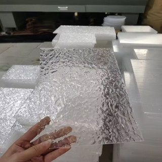 Tấm Mica Hoa Văn Dạng Sóng Nước Dày 3mm Nhiều Kích Thước, Làm Bảng Decor, Trang Trí…..