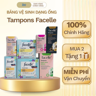  Băng Vệ Sinh Dạng Ống Tampon Facelle OB Jessa nhập khẩu Đức Nhỏ Gọn Tiện Lợi 