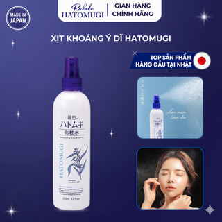 Xịt Khoáng Dưỡng Ẩm Ý Dĩ Reihaku Hatomugi The Mist Lotion Nhật Bản 250ml