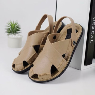 HOT HÈ 2025 Giày Sandal Cao Su Nhiệt Độ Việt Nam Nam Du Lịch Ngoài Trời Chống Trơn Trượt