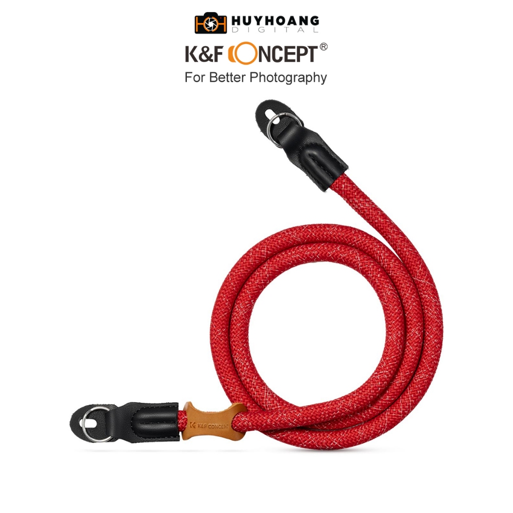 Dây đeo máy ảnh K&F CONCEPT Urban Wander KF13.196 - Đỏ (RED)