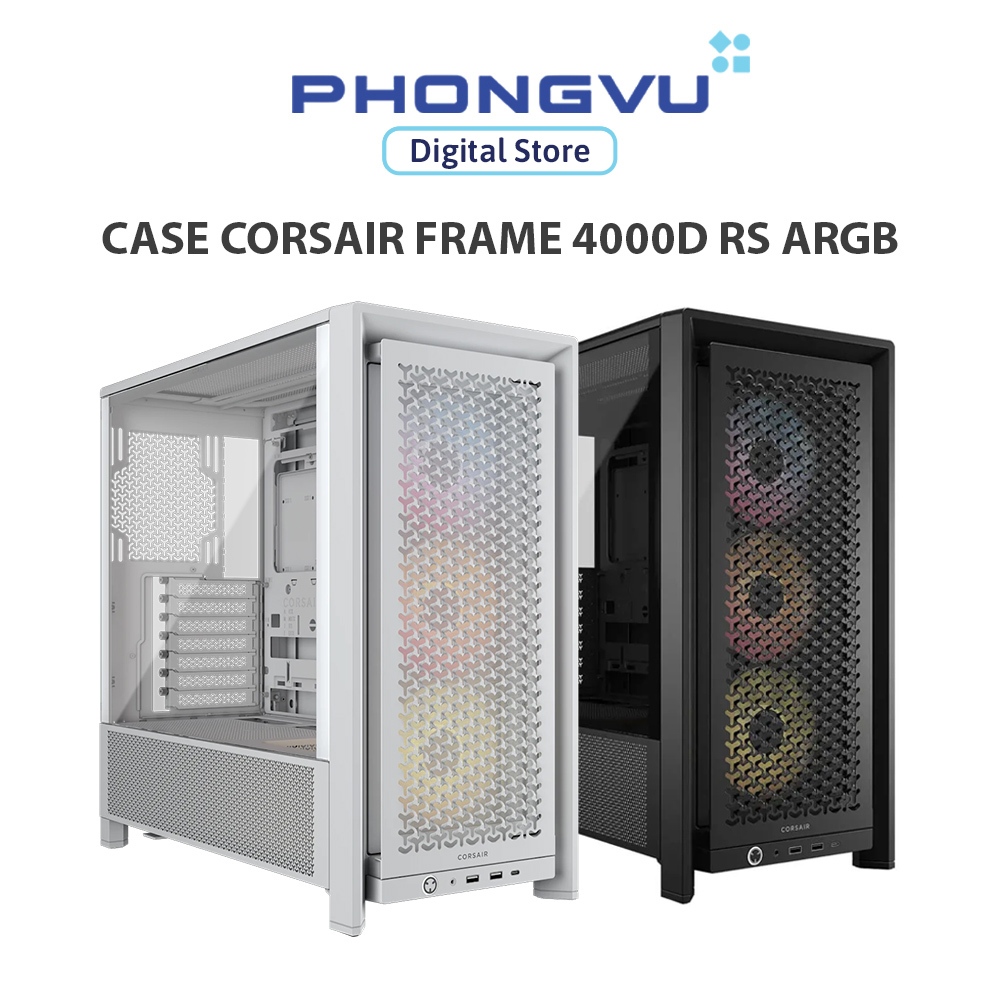 Vỏ máy tính Corsair FRAME 4000D RS ARGB - Bảo hành 24 tháng