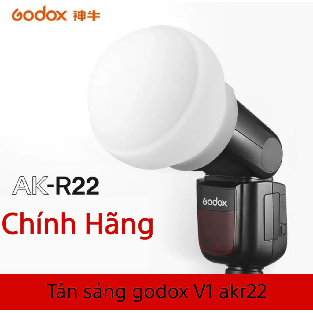 [ Chính Hãng ] Tản Sáng Godox AK-R22 Diffuser Dome dùng cho Flash V1, AD100pro , AD200pro