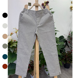   Freeship  QUẦN BAGGY KAKI nữ loại 1 QUẦN LỬNG 9 TẤC co giãn 4 chiều form ôm dáng thoáng mát - SP Fashion 