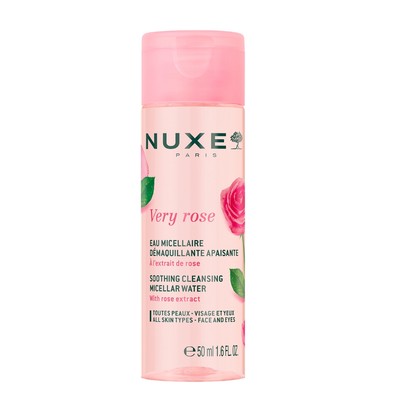 [Quà tặng không bán] Nước tẩy trang Micellar 3 trong 1 chiết xuất hoa hồng Nuxe Very Rose 50ml