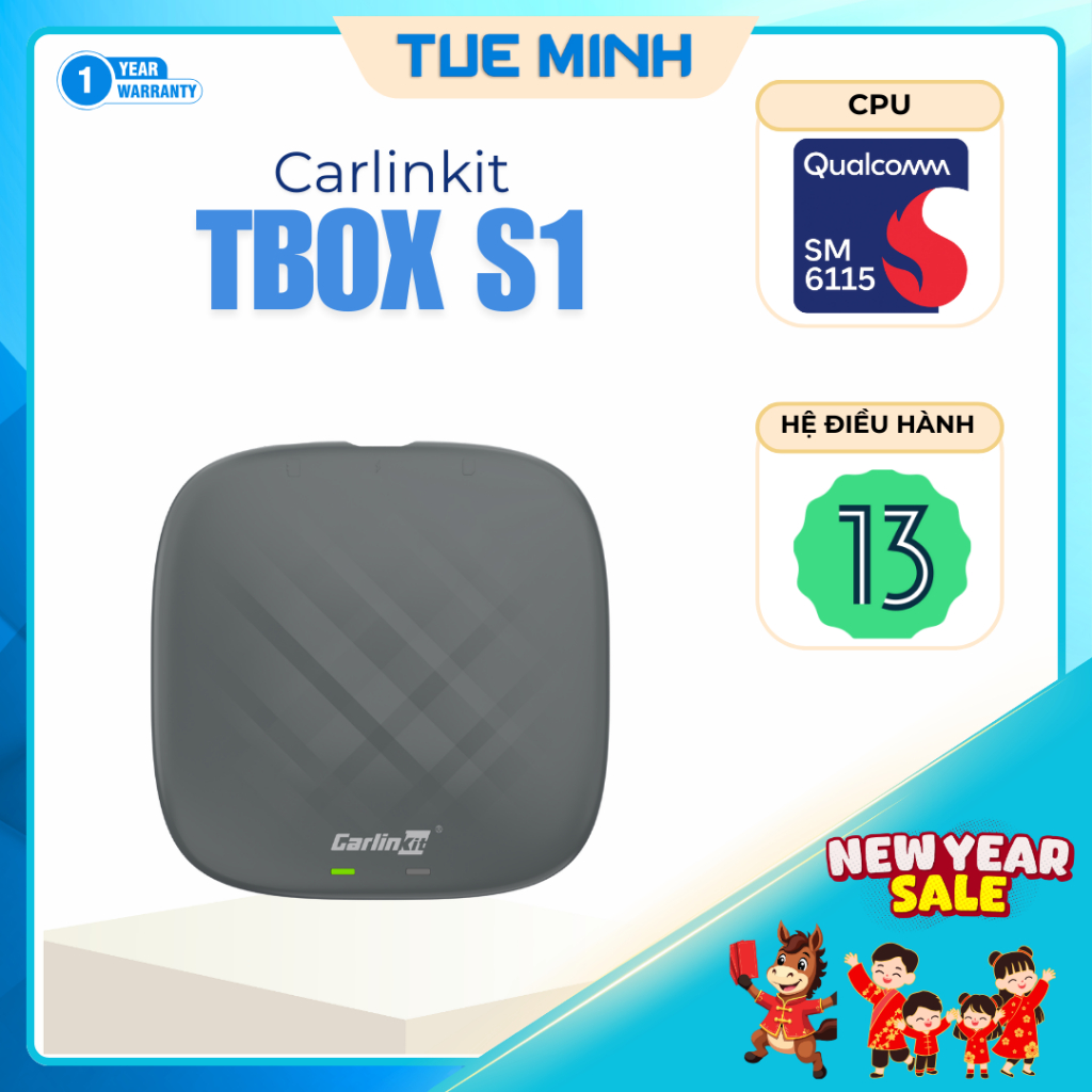 Android Box Carlinkit Tbox S1 -  SM6115, Android 13