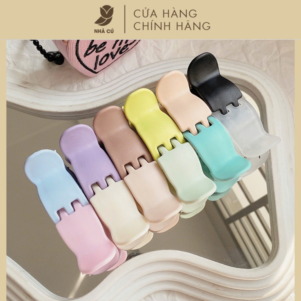 Set 24 Cái Kẹp tóc càng cua NHÀ CÚ - cặp búi tóc nhám hàn quốc dễ thương 5 răng phong cách phụ kiện tóc hottrend | BigBuy360 - bigbuy360.vn