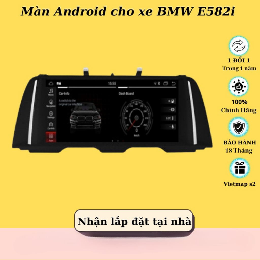 Màn hình BMW 528i F10 – BMW F10 2009 - 2012 Ram 4GB Rom 32Gb